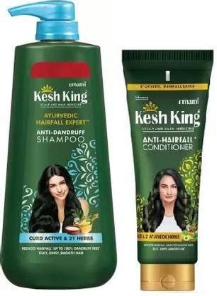Kesh King Anti Dandruff Shampoo 600ml + Anti-Hairfall Conditioner 200ml ...