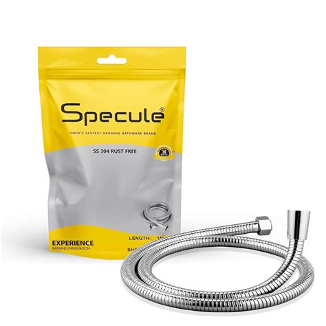 Specule 1 Meter, 304 Grade Stainless Steel Flexible Tube Shower Hose ...