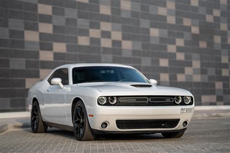 Rent Dodge Challenger White in Dubai - Sportscars - Octane.Rent