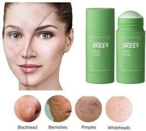 Yuency Green Tea Cleansing Mask Stick,Eggplant Purifying Clay Stick ...