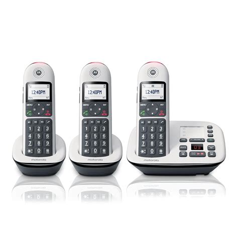 Motorola CD5013 Digital Cordless Telephone Phone with Answering Machine ...