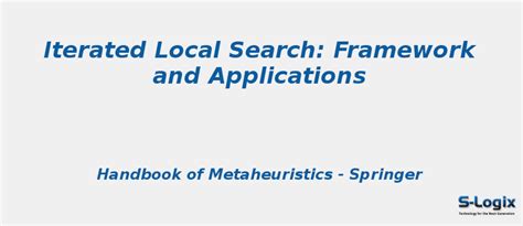 Image result for Iterated Local Search Algorithm