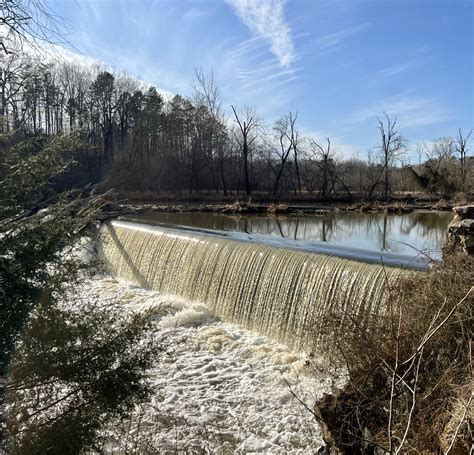 The Underwood, Island, and Haw River Trails at Great Bend Park in ...