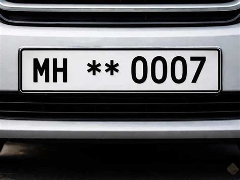 0007 Number Plate Price in Maharashtra: Auction Price & Booking Guide