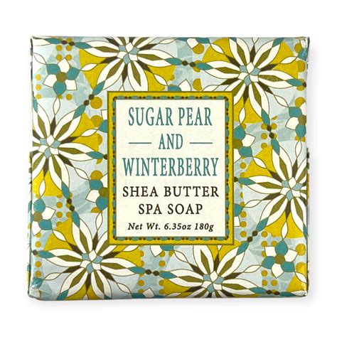 Sugar Pear & Winterberry Shea Butter Spa Soap by Greenwich Bay Trading ...