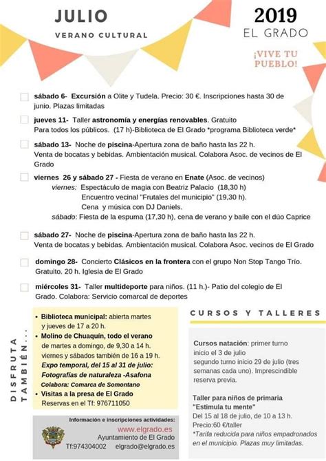 Comienza el verano cultural en El Grado