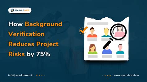 How Background Verification Reduces Project Risks by 75% | Sparkle Web