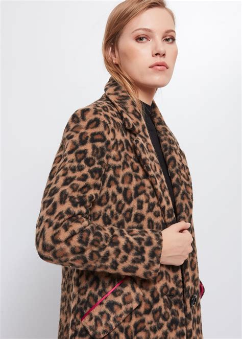 Animal-print coat | Denny Rose Official