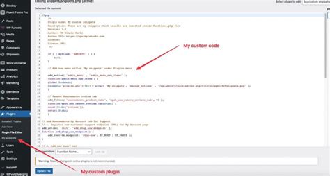 Code Snippets Plugin Tutorial 的图像结果