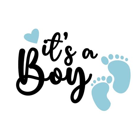 It's a Boy SVG Blue Nursery Clipart It's a Boy PNG - Etsy UK