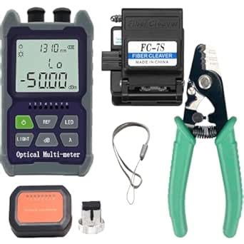 Techtest Ftth Kit 3 in 1 Power Meter Optical Fiber with Laser Light 2mw ...