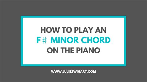 F Sharp Minor Chord