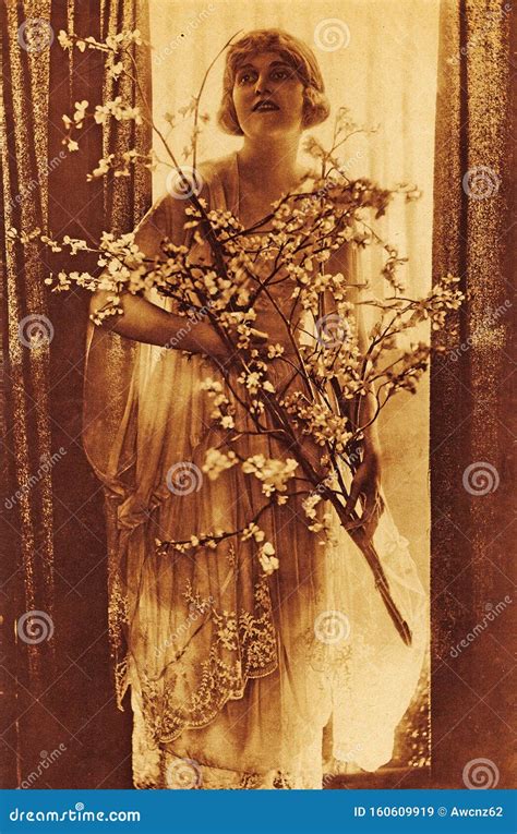 Hollywood Silent Movie Actress Madge Kennedy Editorial Stock Image ...