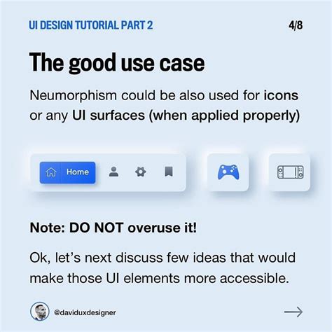 Neumorphism 2.0 in UI Design Tutorial - part 2 - UIBundle