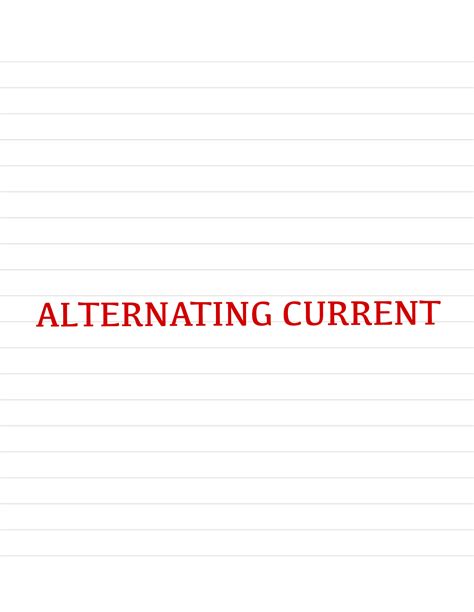 Alternating Current Formula Sheet 的图像结果