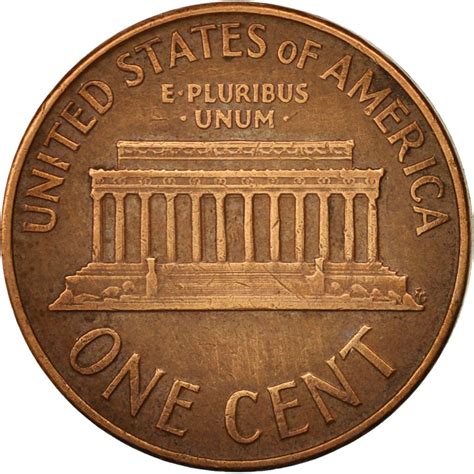 One Cent 1960 Lincoln Memorial, Coin from United States - Online Coin Club