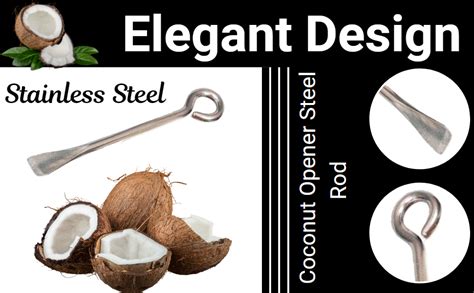Buy Jayam Traditional Coconut Opener Steel Rod Online at Low Prices in ...