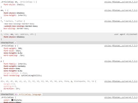 CSS Inheritance 的图像结果