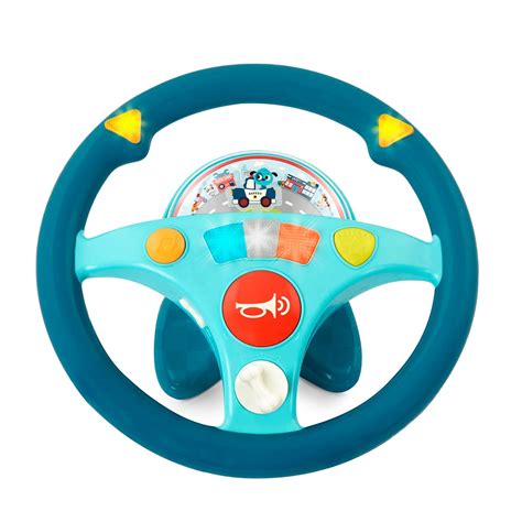 Buy B. toys – Woofer's Musical Driving Wheel – Pretend Play Steering ...