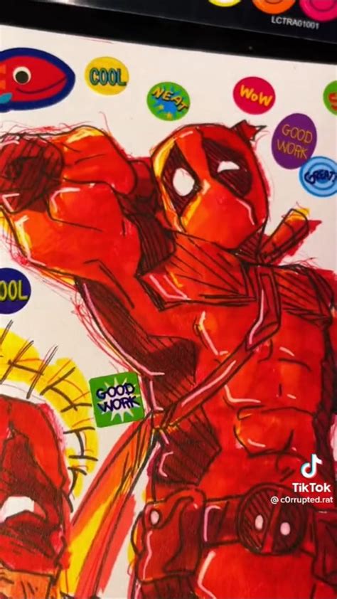 Image result for Deadpool Speed Drawing