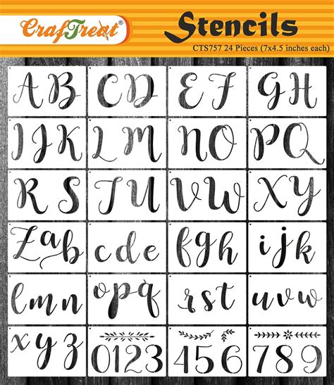 Hand Lettering Alphabet