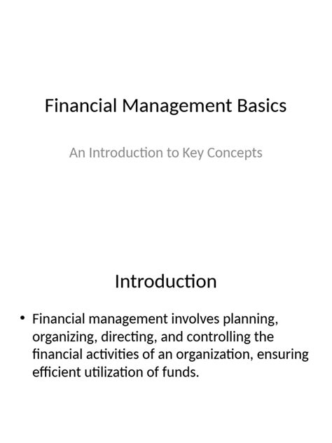 Image result for Financial Management Basics