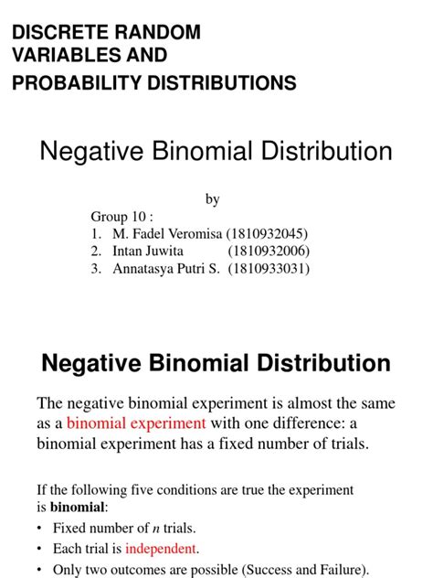 Negative binomial distribution Negative Binomial Examples 的图像结果