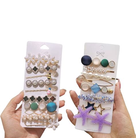 Tresneria® Korean Fashion Hair Clips Set in Trendy Styles and Designs ...