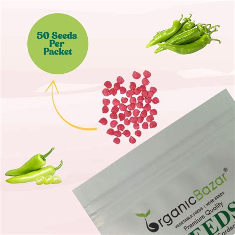Buy Best Quality Chilli Light Green (Medium Spicy) Seeds Online ...
