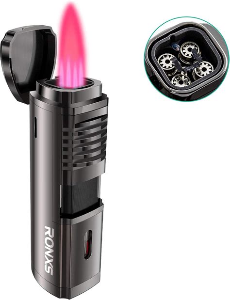 RONXS Pocket Torch Lighter with 4 Jet Flames & Punch India | Ubuy