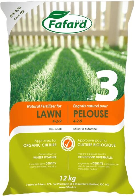 Natural Fall Lawn Fertilizer 12kg - Royal City Nursery