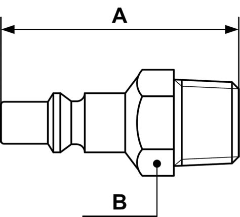 ARP 066152P2 PREVOST | PREVOST Treated Steel Male Plug for Pneumatic ...