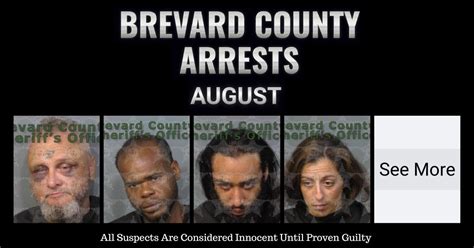 Jail Mugshots for August, 2025 - Brevard County Arrests