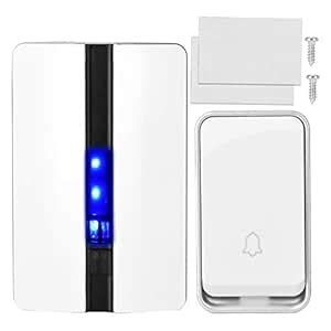 Waterproof 95dB Wireless Doorbell Intercom Digital Door Chime Audio ...