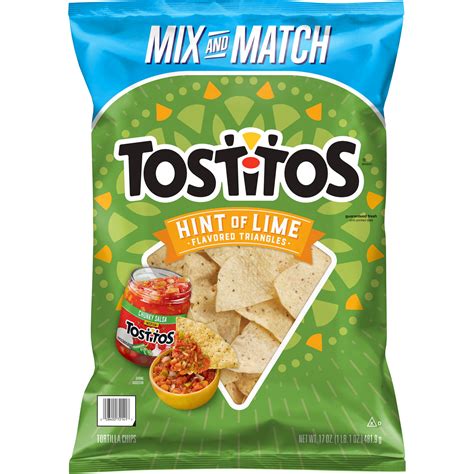 Tostitos, Hint Of Lime Flavored Triangles, Tortilla Chips - SmartLabel™