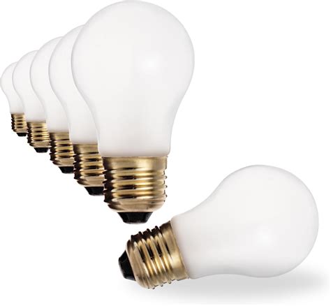 (6 Pack) SHATTERPROOF Light Bulb A19 100 WATT Incandescent Bulb Shatter ...