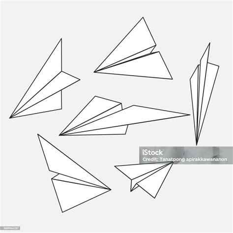 Paper Airplanes Designs Vector Leadership Stock Illustration - Download ...