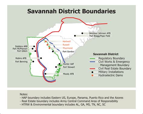 Savannah River Site Map Boundary