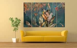 KYARA ARTS leafs & birds Wall painting with frame Big Size ...