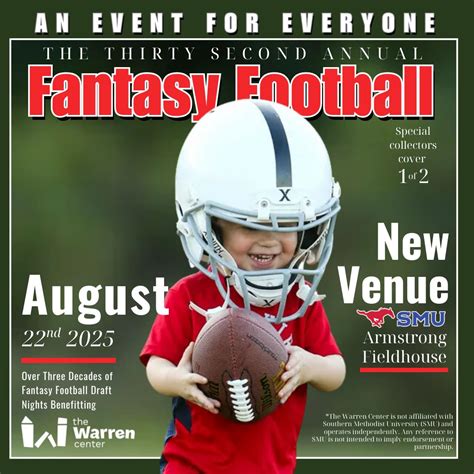 The Warren Center’s 32nd Annual Fantasy Football Draft Night is just ...