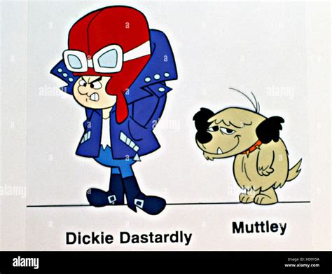 DASTARDLY AND MUTTLEY, Dickie Dastardly, Muttley, 1991-1992 Stock Photo ...