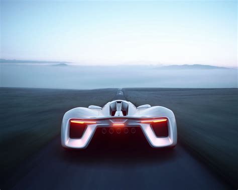 Download wallpaper 1280x1024 supercar, sports car, rear view, speed ...