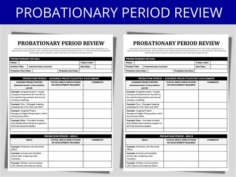 90 Day Probationary Period Template 2020 2021 Fill And Sign Printable ...