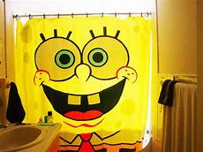Spongebob Shower Curtain by Shower Curtain Ideas Cool Bathrooms Spongebob Shower Curtain
