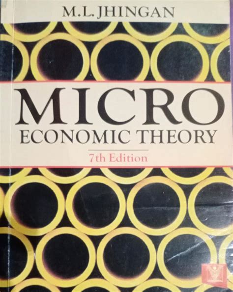 Micro Economics Theory By ML Jhingan (Second Hand & Used Book) (S) : ML ...