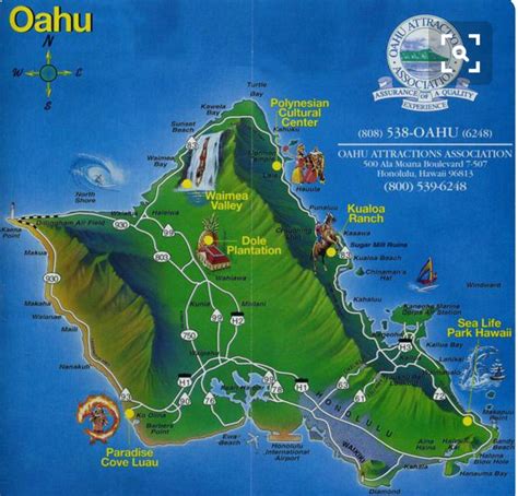 Map Of Kailua Oahu Hawaii