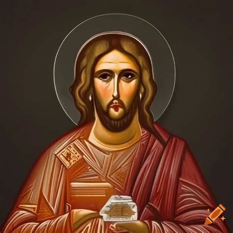Orthodox icon of jesus christ