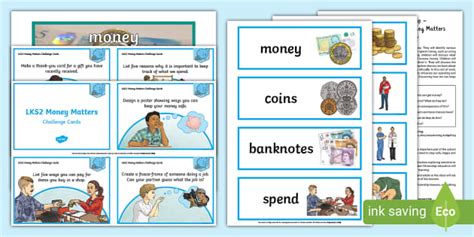 FREE! - PSHE and Citizenship LKS2 Money Matters Additional Resources