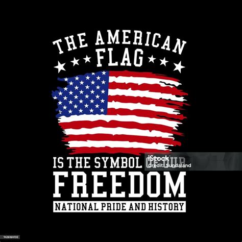 The American Flag Is The Symbol Of Our Freedom Stock Illustration - Download Image Now - 2001 ...