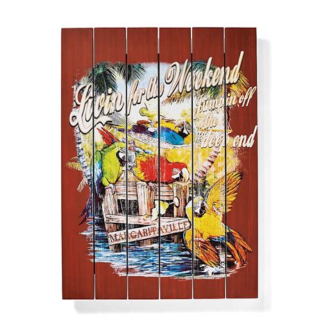 Margaritaville Livin' for the Weekend Wall Art | Frontgate